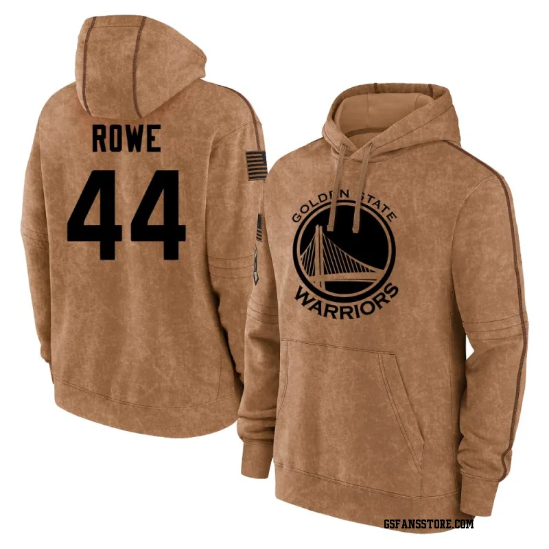 Brown Men's Jackson Rowe Golden State Warriors 2023 Salute to Service Club Pullover Hoodie