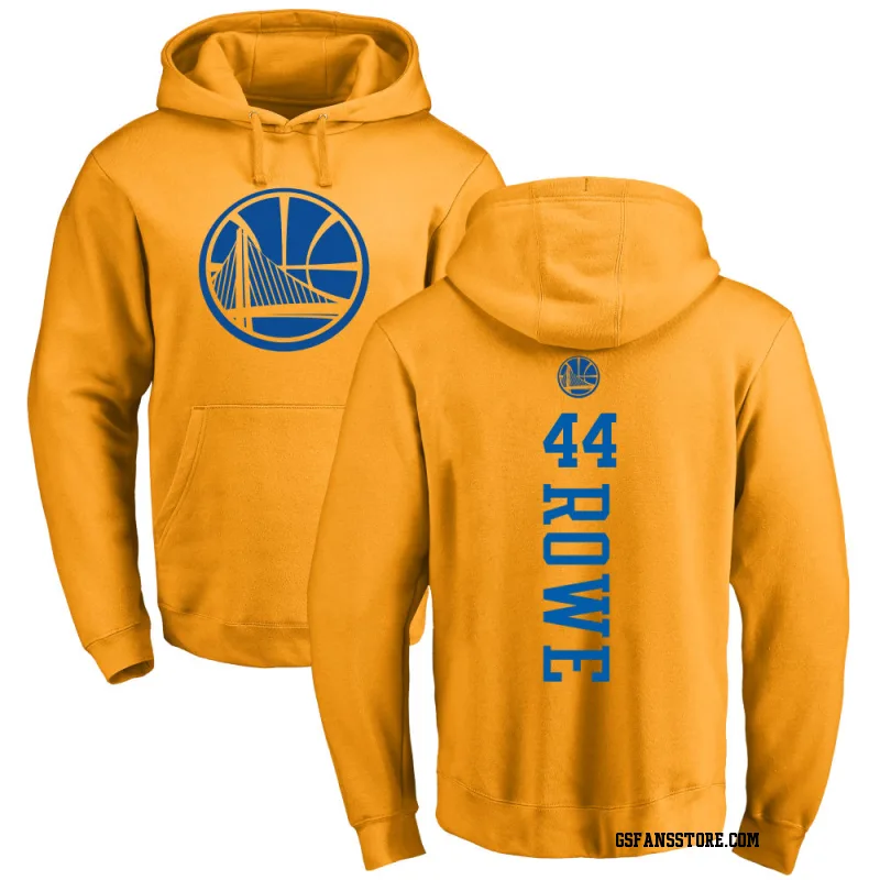 Gold Men's Jackson Rowe Golden State Warriors One Color Backer Pullover Hoodie