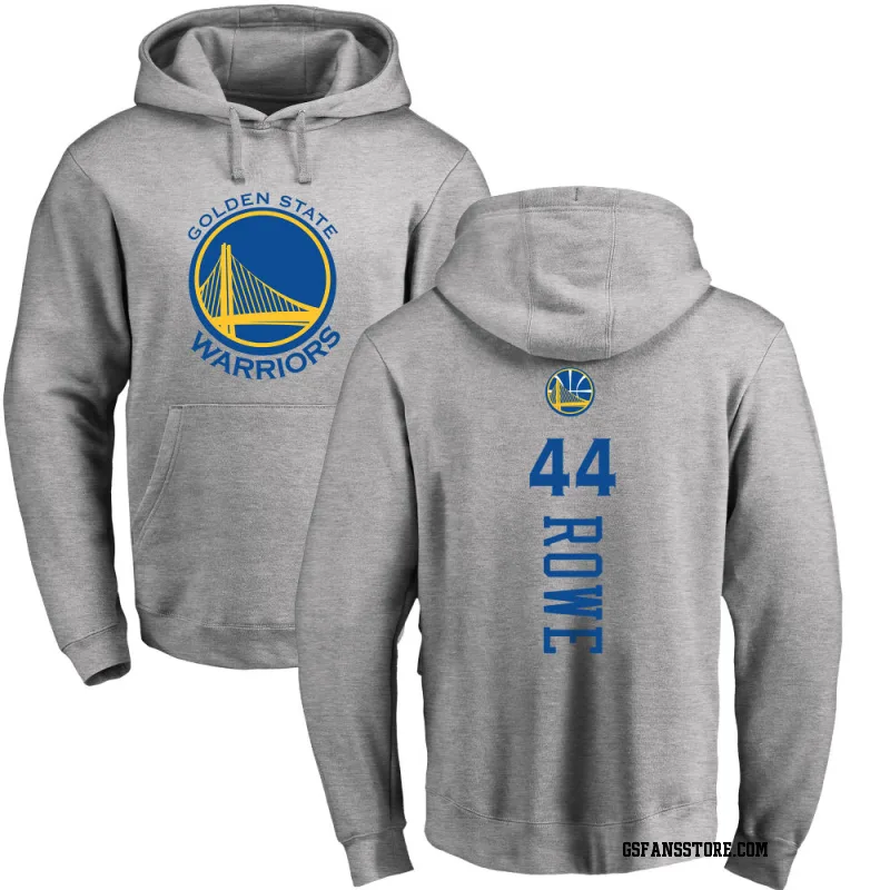 Men's Jackson Rowe Golden State Warriors Ash Backer Pullover Hoodie