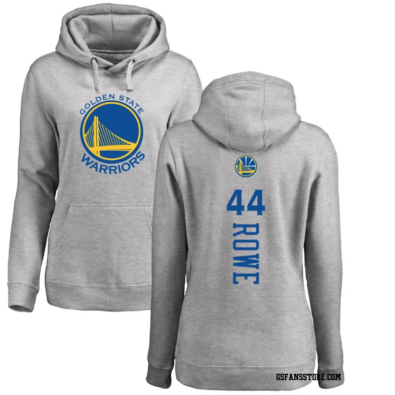 Women's Jackson Rowe Golden State Warriors Ash Backer Pullover Hoodie